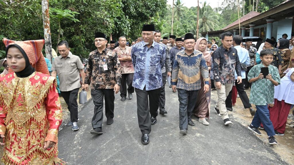 Kunjungan Gubernur Mahyeldi ke Nagari Koto Dalam, Kabupaten Padang Pariaman. (dok. adpsb)