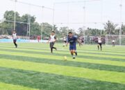 Mini Soccer Kerja Sama Operasi KAI Divre II Sumbar dengan Relone Arena Diresmikan Kadispora Sumbar