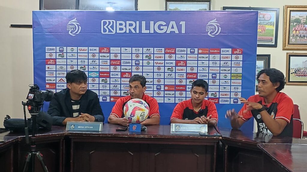 Prematch press conference Semen Padang FC vs Bali United. (dok. MO SPFC)