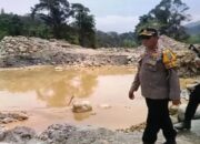 Polres Pasaman Barat Razia Tambang Emas Ilegal di Jorong Tombang