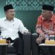 Gubernur Mahyeldi dampingi Jusuf Kalla dalam tabligh akbar jelang Ramadhan di UNP. (dok. adpsb)
