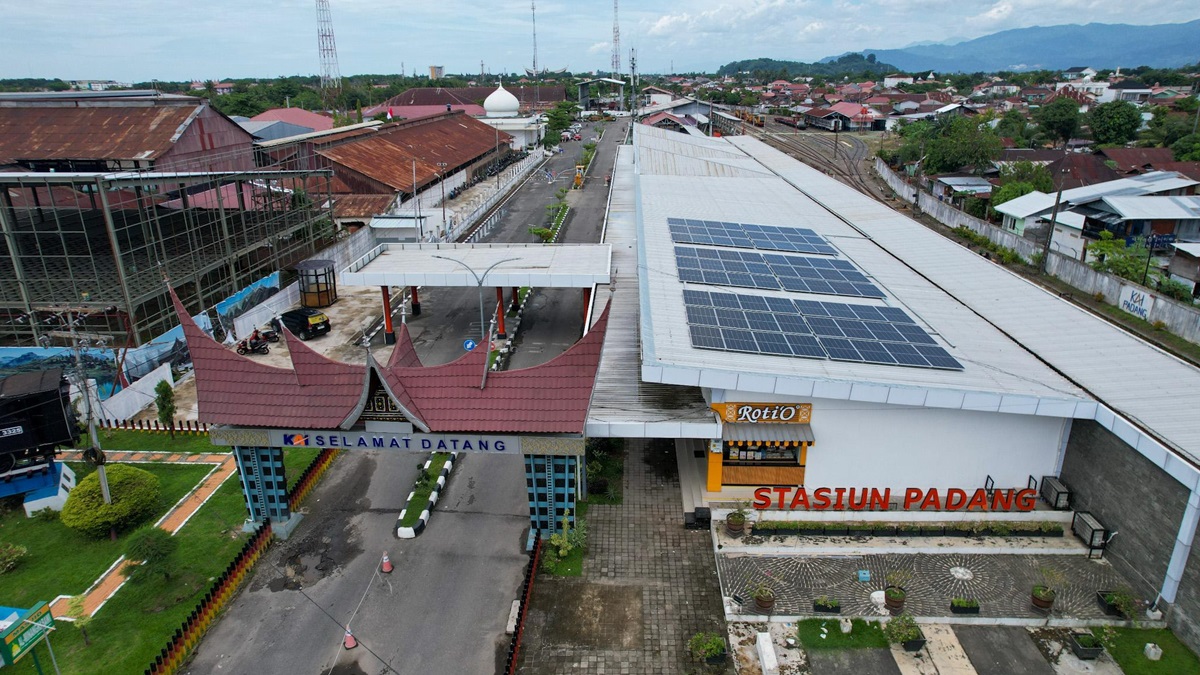 KAI Divre II Sumbar Stasiun Padang. (dok. Humas)