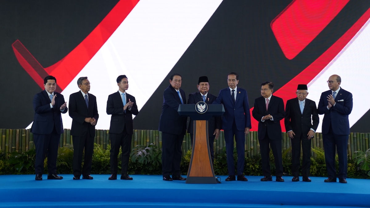 Presiden Prabowo luncurkan Danantara. (dok. Tim Media Presiden)