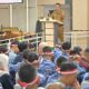Wagub Vasko sambut Pasis Sesko AU di Gubernuran. (dok. adpsb)