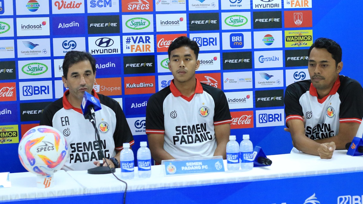 Prematch press conference laga Persis kontra Semen Padang FC. (dok. MO SPFC)