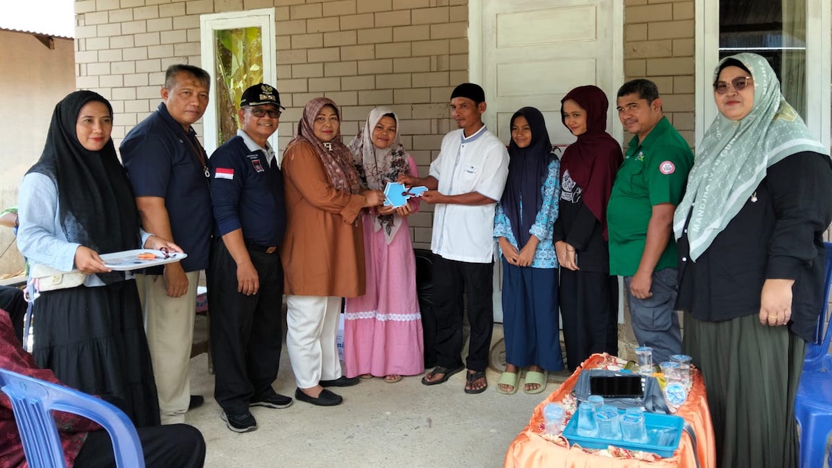 Rumah layak huni kolaborasi Semen Padang dan Forum Nagari. (dok. Humas)