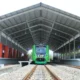 Kereta Api menuju Bandara Internasional Minangkabau (BIM) di Stasiun. (dok. Humas KAI)