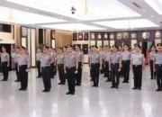 Kapolri Pimpin Korps Raport 38 Perwira Tinggi di Mabes Polri