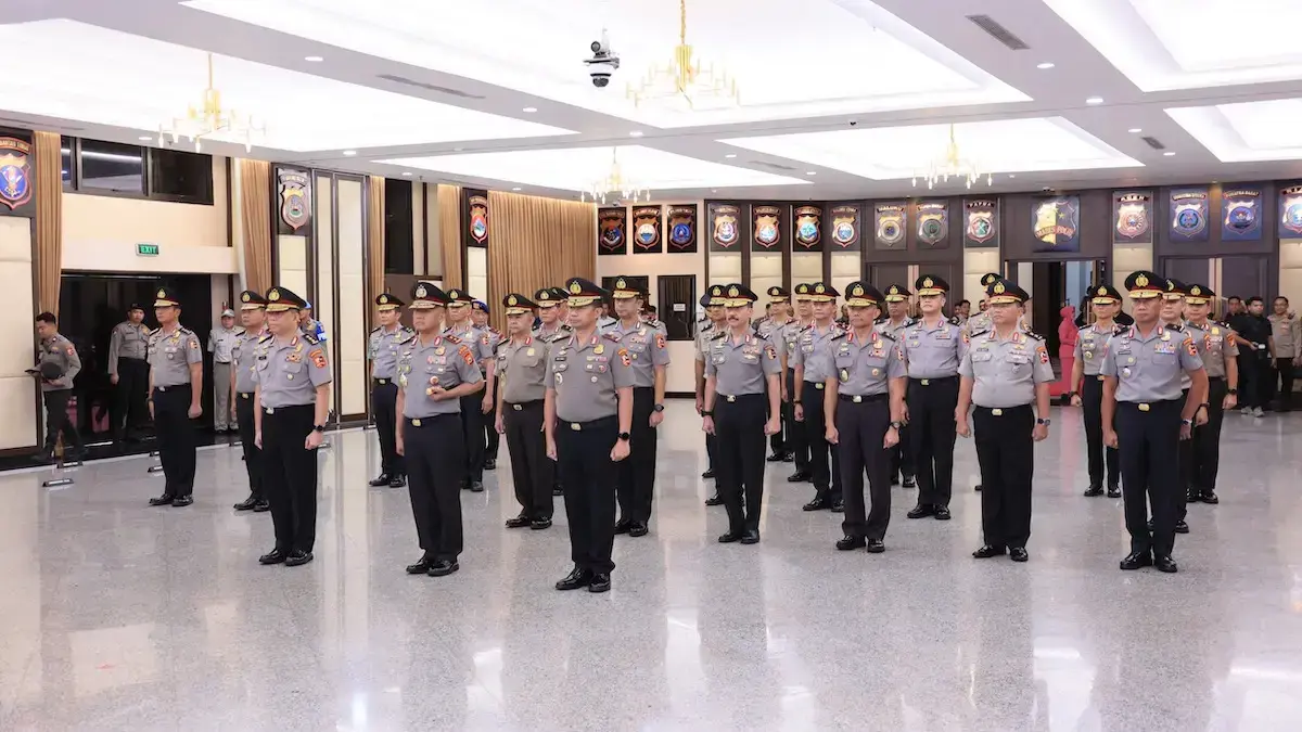 Korps Raport 38 Perwira Tinggi di Mabes Polri. (dok. Divhumas)