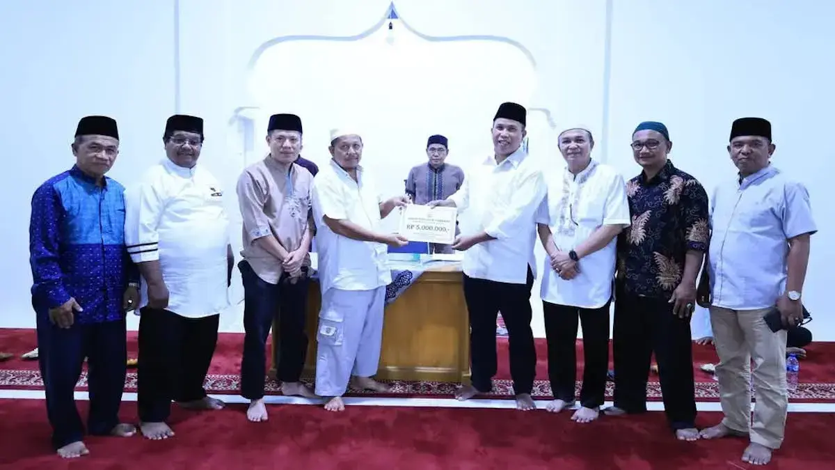 Safari Ramadan Wawako Pariaman di Surau Aro Sikapak Hilia. (dok. MC Pariaman)