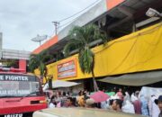 Satu Petak Toko Elektronik di Blok A Pasar Raya Padang Terbakar, Api Cepat Dipadamkan