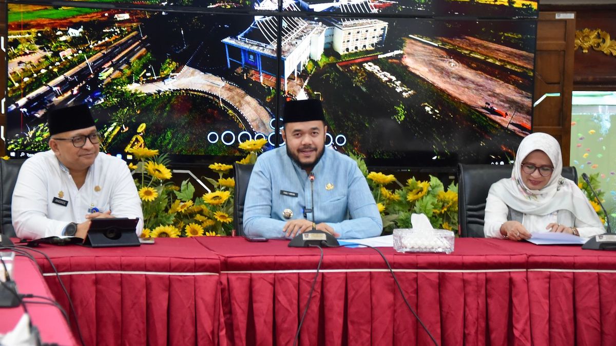 Exit meeting Wako Fadly Amran bersama perwakilan BPK Sumbar. (dok. Prokopim)