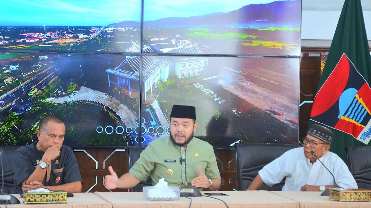 Wako Fadly Amran bertemu dengan Komunitas Pedagang Pasar (KPP) dan sejumlah pedagang Pasar Raya Padang. (dok. Prokopim)