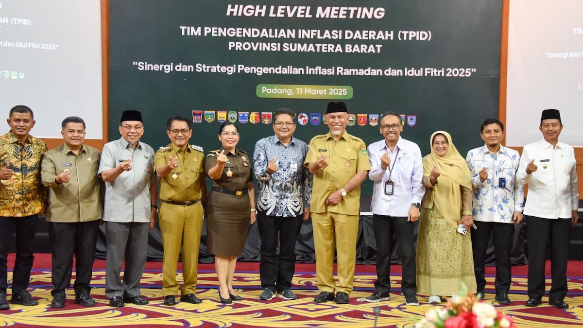 Wawako Maigus Nasir ikut high level meeting dengan TPID Sumbar. (dok. Prokopim)