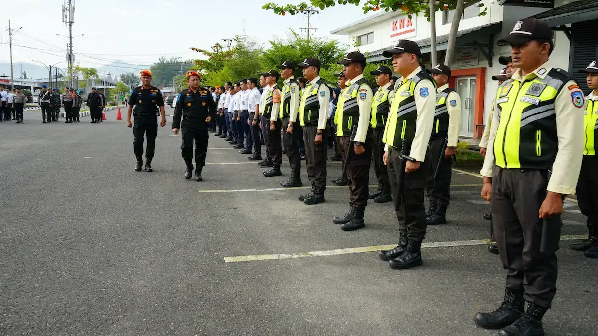 Apel gelar pasukan KAI Divre II Sumbar. (dok. Humas KAI)