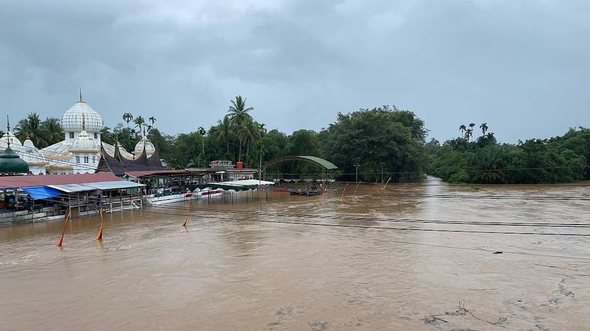 Banjir yang terjadi di Kabupaten Limapuluh Kota. (dok. BNPB)