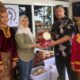 Bantuan properti untuk sanggar budaya Indarung dari PT Semen Padang. (dok. Humas)