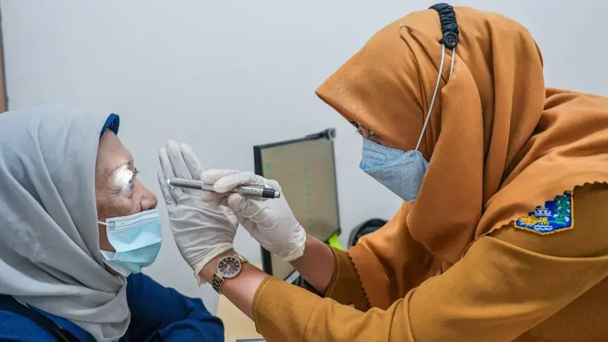 ilustrasi cek kesehatan gratis. (dok. Kemenkes)