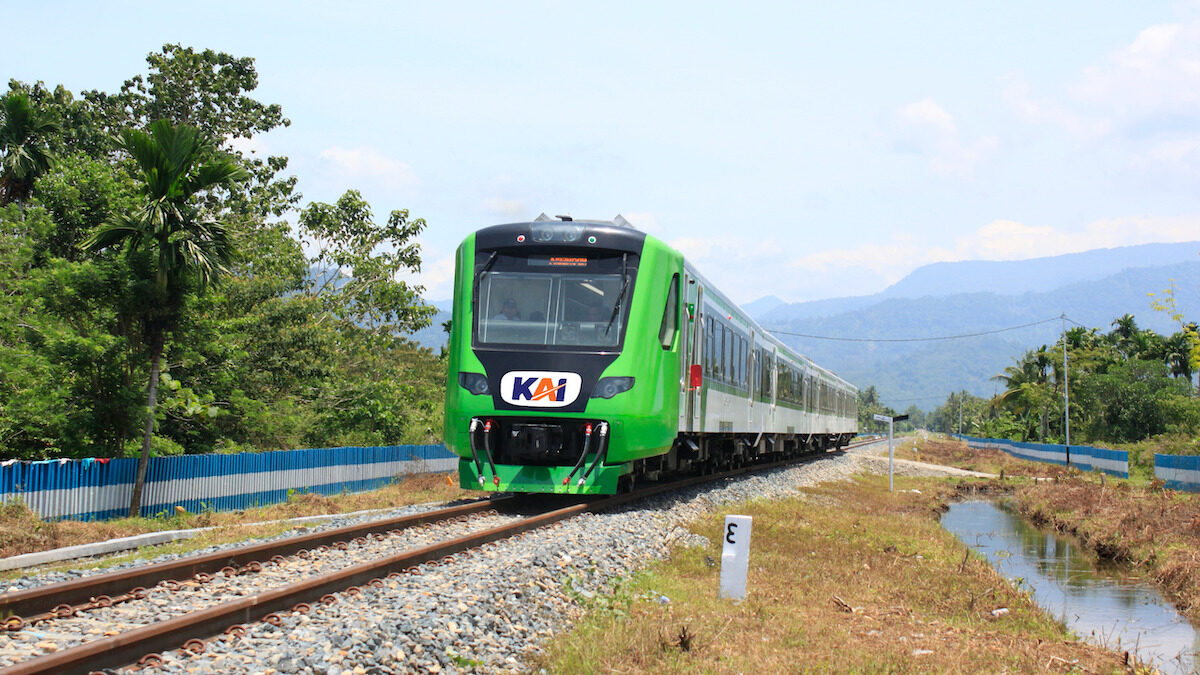Kereta api bandara dibawah komando KAI Divre II Sumbar. (dok. Humas KAI)