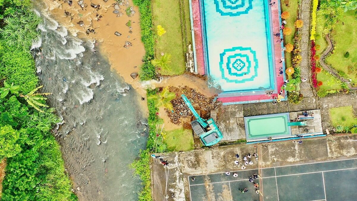 Kondisi tata ruang yang diduga jadi penyebab banjir di Jabodetabek-Punjur. (dok. ATR/BPN)