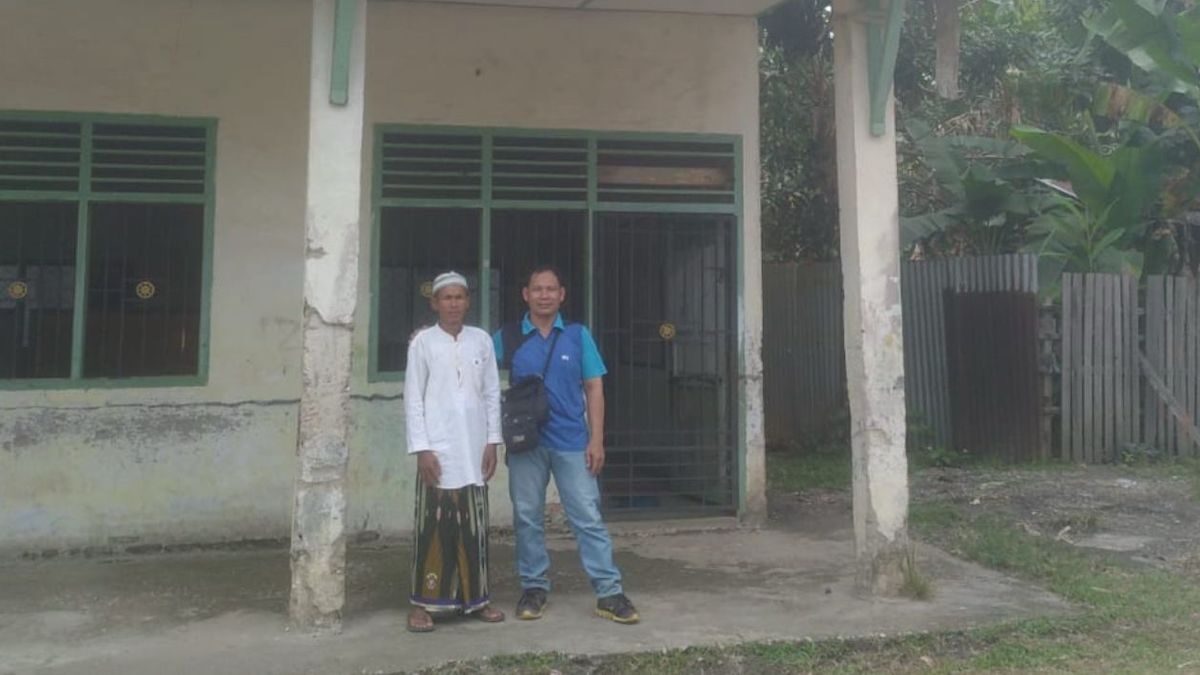 Kondisi salah satu madrasah yang mendapat bantuan dari PTPN IV Regional 4. (dok. istimewa)