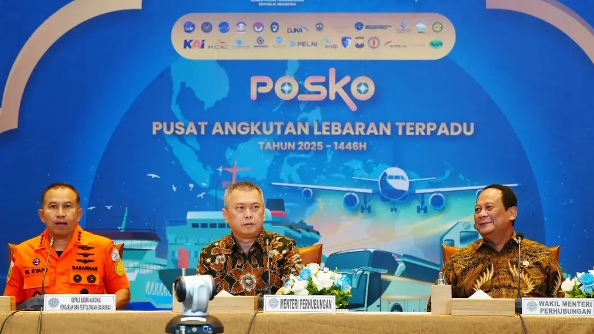 Pembukaan posko angkutan Lebaran 2025. (dok. infopublik)
