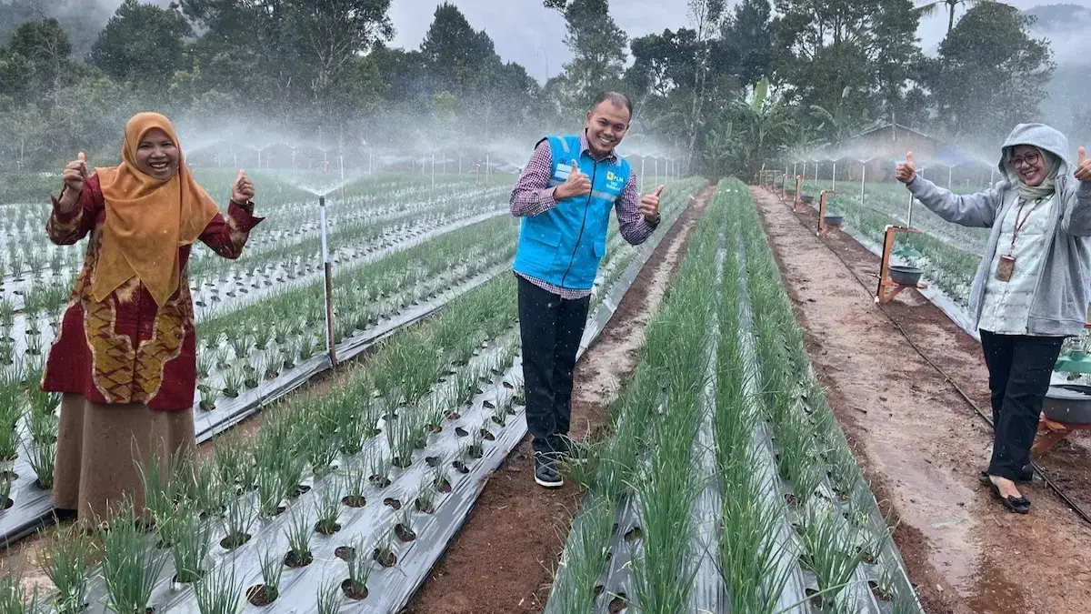 PLN UP3 Bukittinggi giatkan program pompanisasi di Agam. (dok. istimewa)