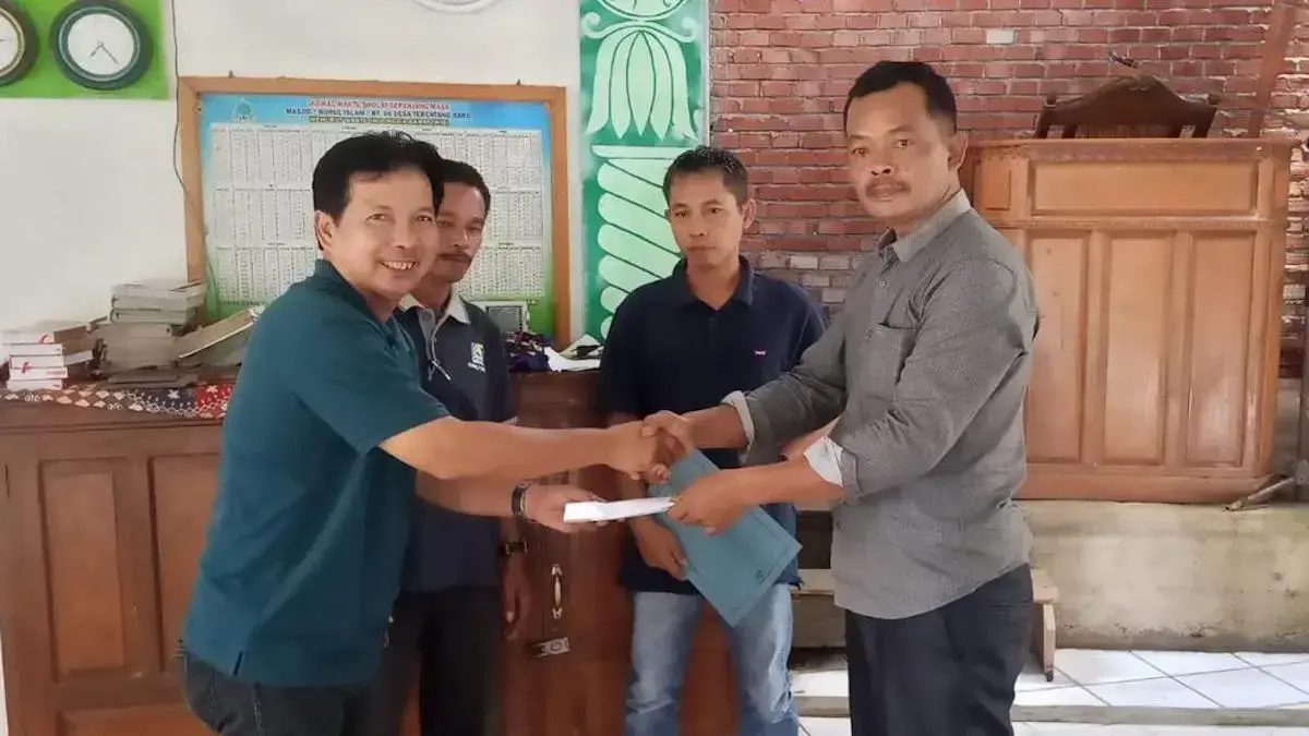 PTPN IV Regional 4 bantu pembangunan masjid. (dok. istimewa)