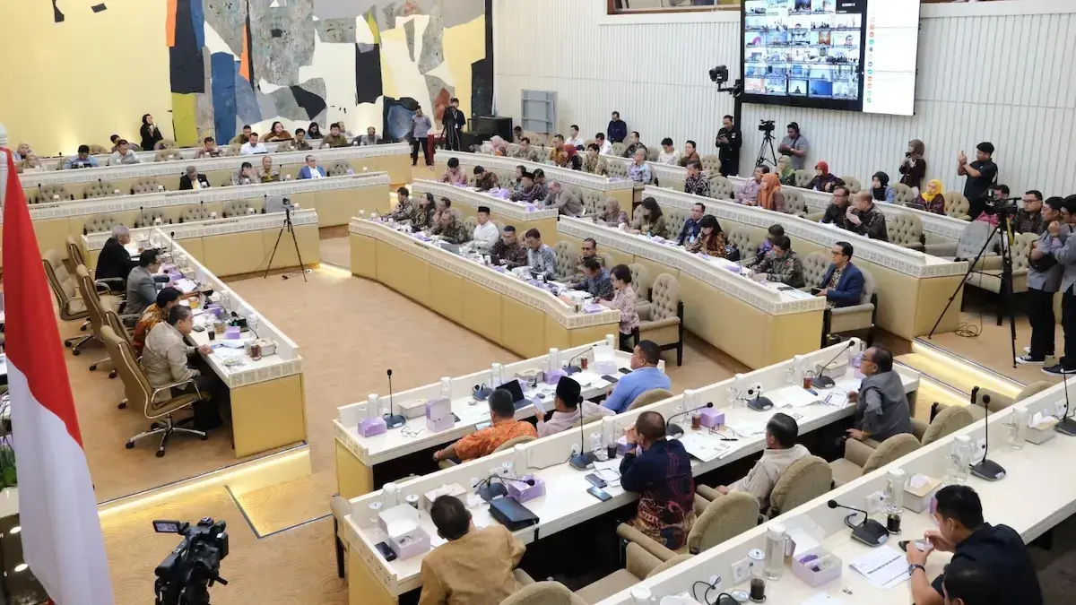 RDP Kementerian ATR BPN di DPR RI. (dok. ATR/BPN)