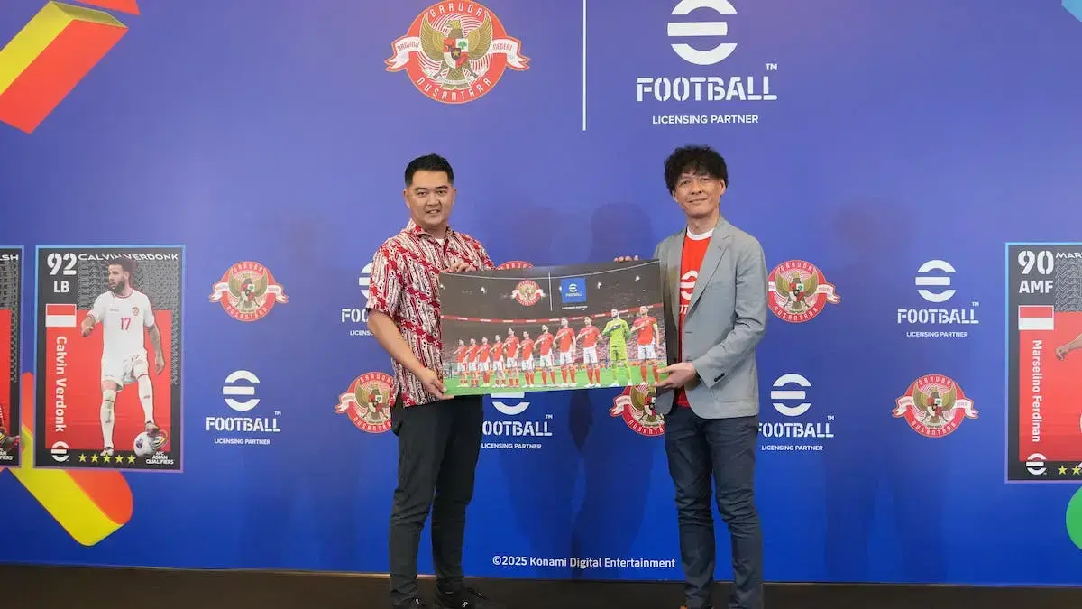 Timnas Indonesia dapat lisensi di eFootball. (dok. PSSI)