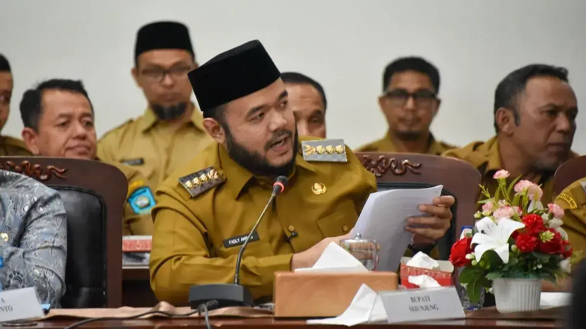 Wako Fadly Amran hadir di Rakor Penguatan Sistem Pertanahan yang digelar Kementerian ATR BPN. (dok. istimewa)