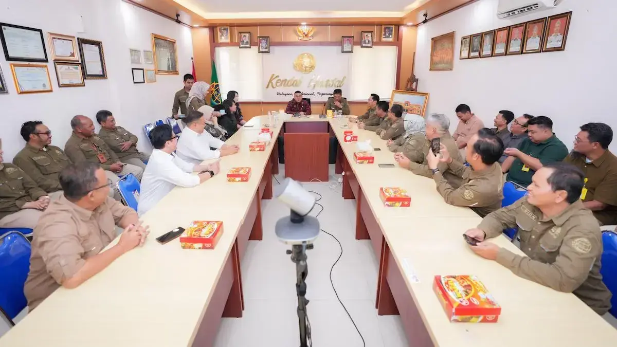 Wamen Ossy imbau jajaran lakukan pengelolaan tanah handal. (dok. ATR/BPN)