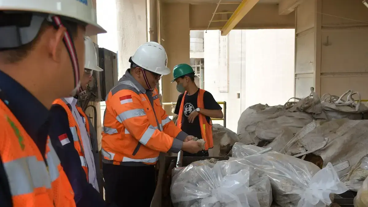 Kerjasama pengolahan limbah uang jadi energi hijau. (dok. Humas)