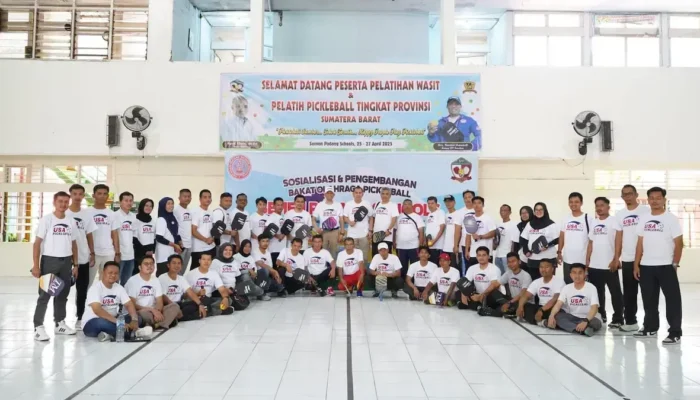 IPF Sumbar dan Semen Padang Schools Gelar Pelatihan Wasit dan Pelatih Pickleball
