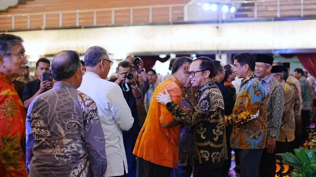 Silaturahmi dan halalbilahalal di Kampus Unand. (dok. istimewa)