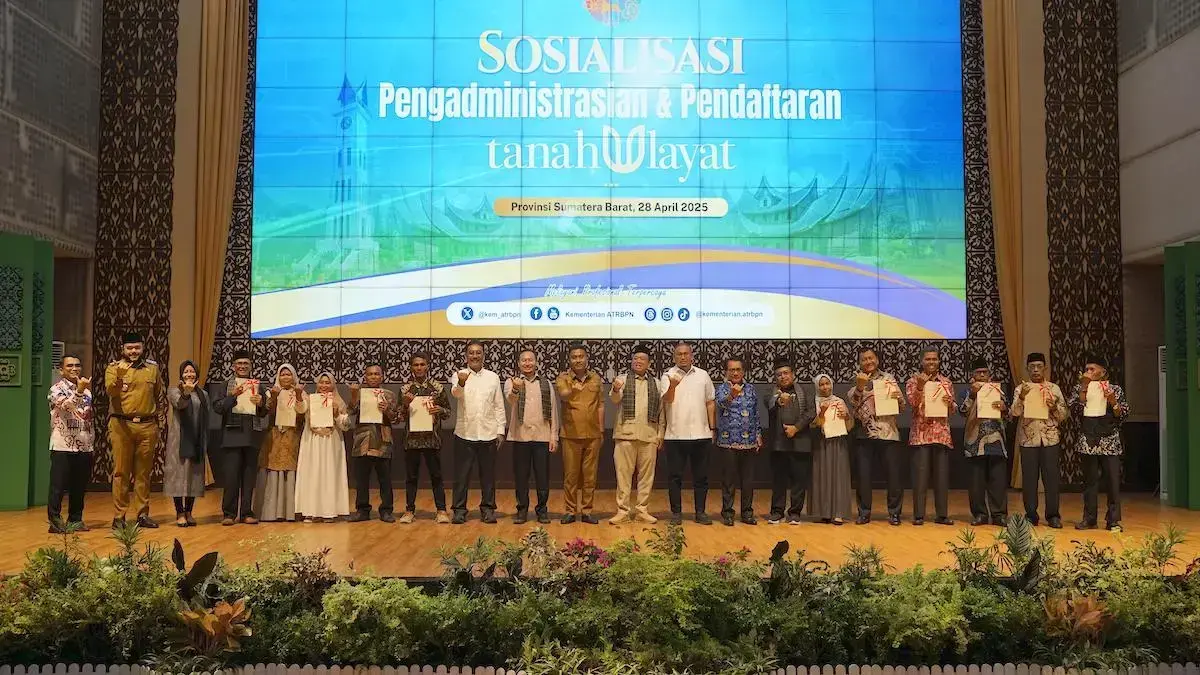 Sosialisasi pengadministrasian dan pendaftaran tanah ulayat di Padang. (dok. Radarsumbar.com)