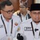 Andre Rosiade dan Braditi Moulevey diwawancarai awak media usai Munas IKM. (dok. istimewa)
