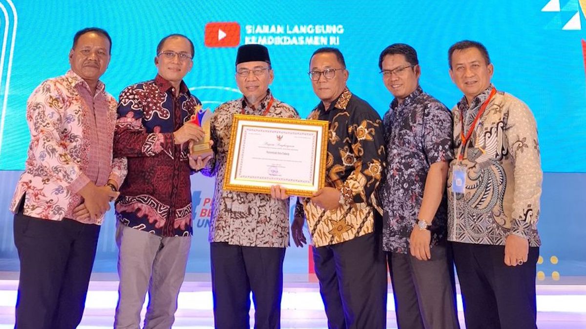 Kota Padang sebagai kota dengan capaian terbaik di Indonesia dalam penyelenggaraan program Satuan Pendidikan Aman Bencana (SPAB). (dok. Prokopim)