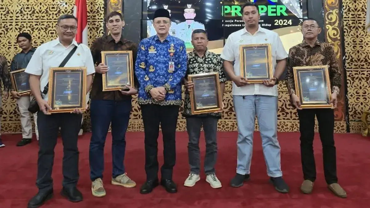 PTPN IV Regional 4 dapat proper biru dari Kementerian LH. (dok. istimewa)