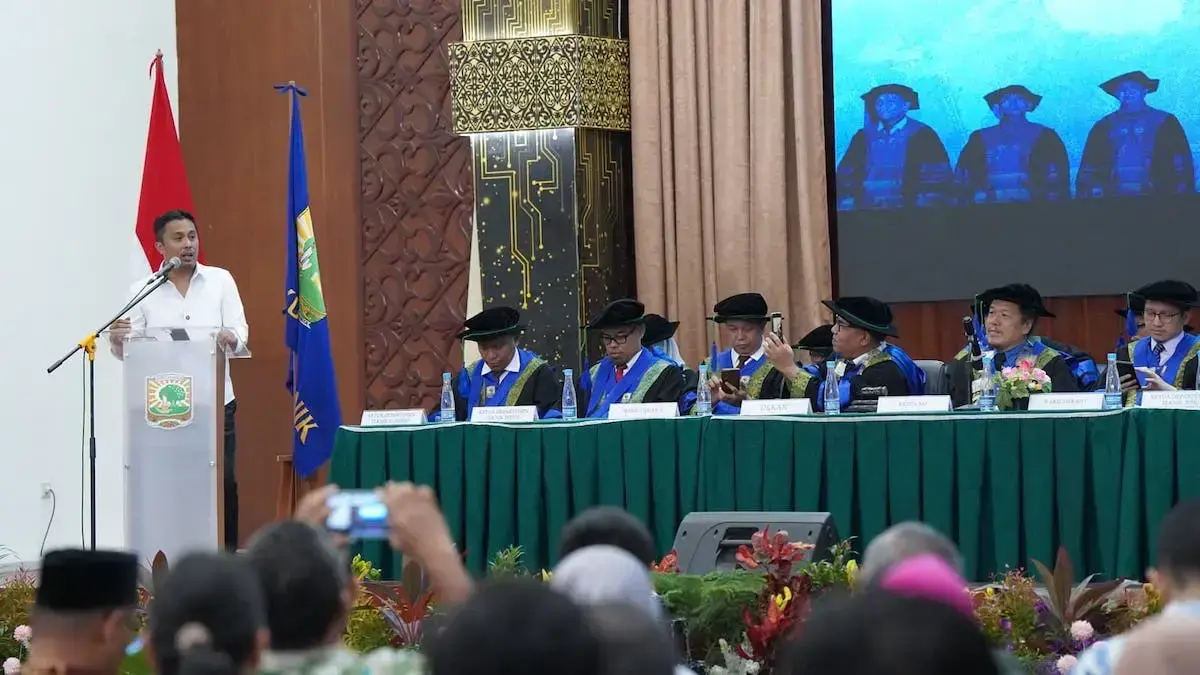 Wagub Vasko hadir di Lustrum VIII FT Unand. (dok. adpsb)