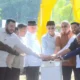 Wako Fadly Amran saat bersama rombongan Menteri PU dan dua anggota DPR yang turut hadir dalam peninjauan proyek strategis di Sumbar. (dok. istimewa)