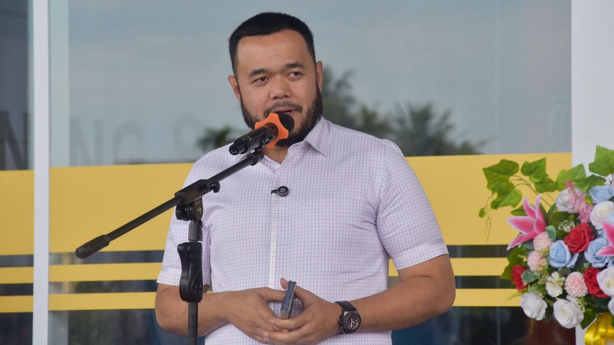 Wako Fadly Amran saat hadir di pembukaan Basko City Mall. (dok. Prokopim)
