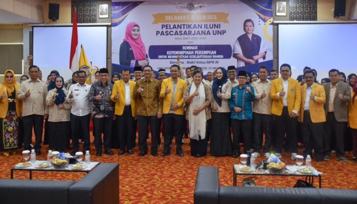 Wawako Maigus Nasir Hadiri Pelantikan DPP ILUNI Pascasarjana UNP