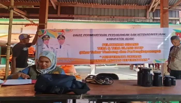 Pastikan Konsumen Tak Dirugikan, Pemkab Agam Gelar Sidang Tera Timbangan Pedagang