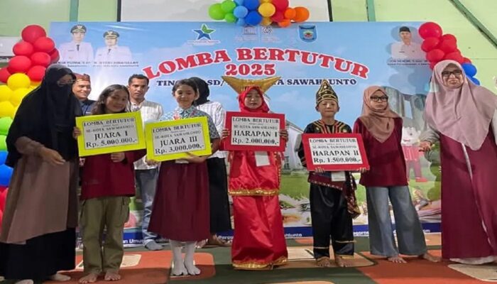 Fasilitasi Literasi Lisan, Pemko Sawahlunto Gelar Lomba Bertutur Siswa SD