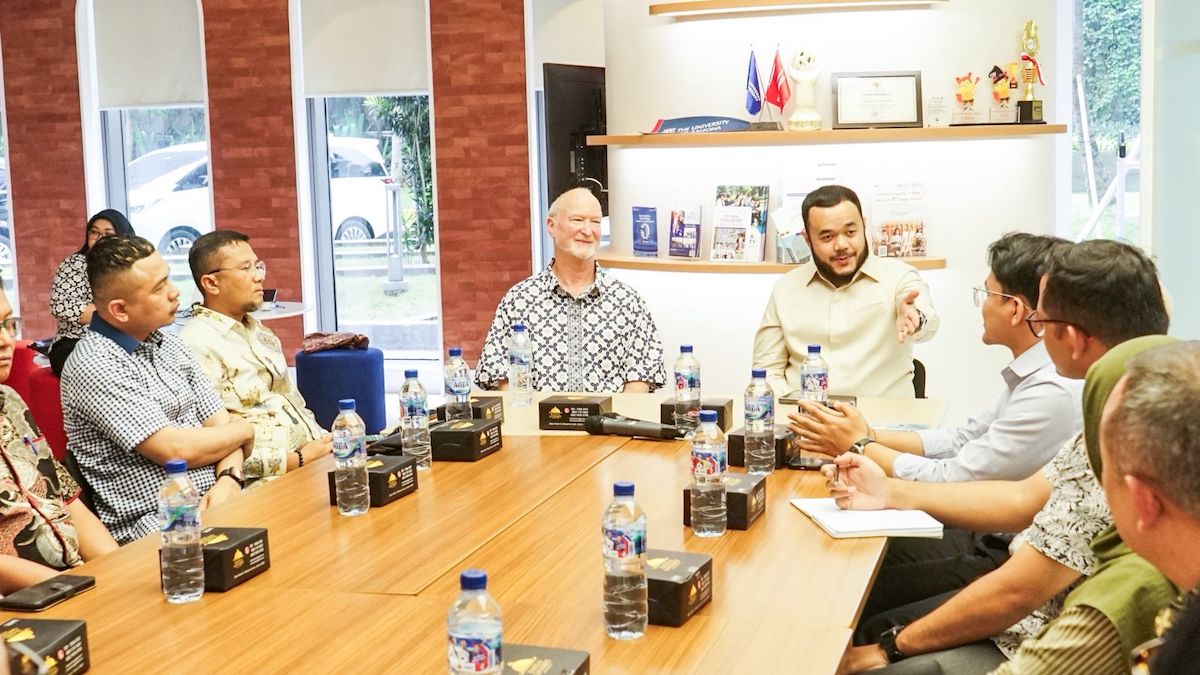 Kunjungan Wako Fadly Amran ke Sampoerna University. (dok. istimewa)