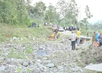 Lokasi pembangunan sabo dam di Tanah Datar. (dok. adpsb)