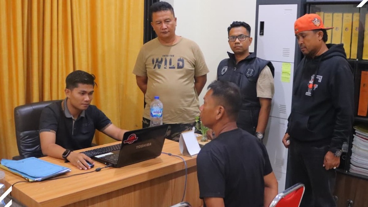 Pelaku KDRT diciduk Polres Pessel. (dok. istimewa)