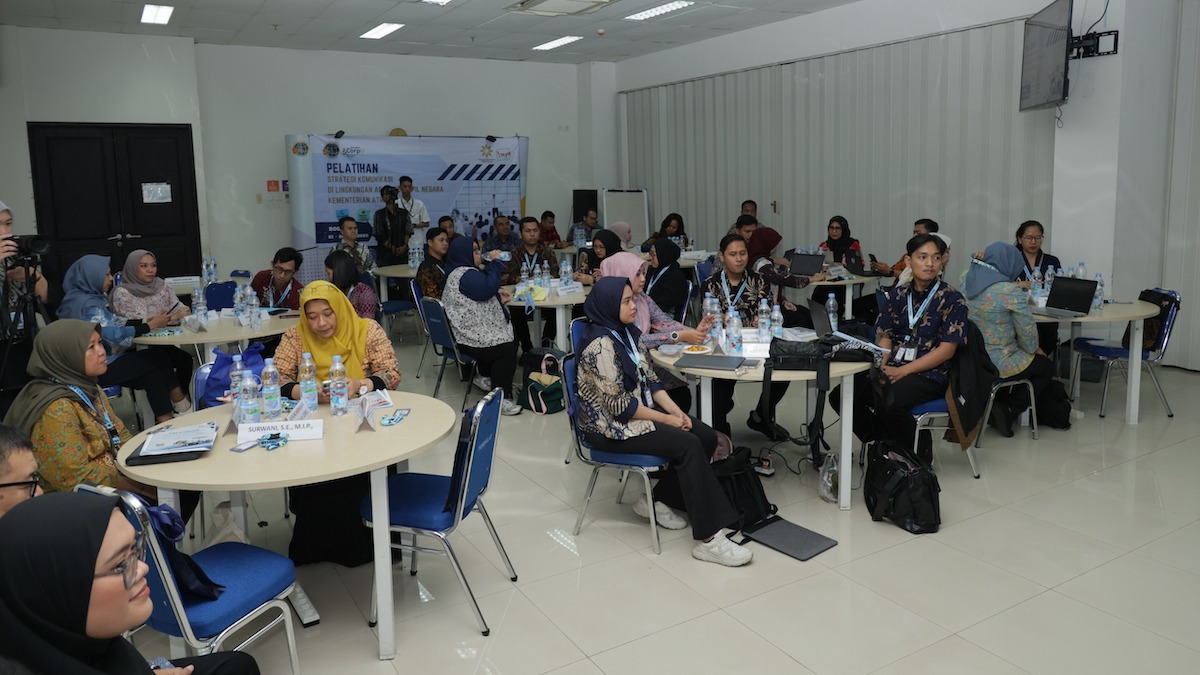 Pelatihan strategi komunikasi untuk ASN di Kementerian ATR/BPN. (dok. istimewa)