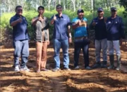 PTPN IV Regional 4 Kirim Greader Perbaikin Jalan Desa